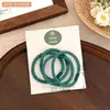 Set de Cintas de Pelo de Hilo de Colores Cintas de Pelo Simples de Alta Elasticidad Bandas de Goma Anillos para el Cabello Femeninos Versátiles Cintas para Coletas Accesorios para el Cabello