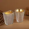 Incensário Árabe Transfronteiriço Porta-Velas de Aromaterapia de Vidro Cristalizado Artesanato Estilo Baccarat Oriente Médio Mais Vendido