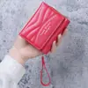 Bolsa de Monedero para Mujer Estilo Coreano, Bolso de Mano Simple Bordado para Estudiantes, Tarjetero de Alto Valor de Moda, Cremallera al por Mayor