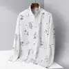Traje Tang Chino Camisa de Manga Larga para Hombres de Mediana Edad y Mayores, Ropa de Primavera y Verano para Papá, Abuelo y Personas Mayores, Hanfu