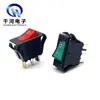 Interruptor tipo navio Kd3 de três pinos, interruptor basculante de duas posições com luz, interruptor de energia para eletrodomésticos, interruptor de posição dupla