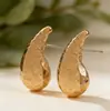 Pendientes de Gota Texturizados Transfronterizos Europeos y Americanos 2026, Sencillos y de Moda, Adecuados para el Viaje Diario, Accesorios de Moda Versátiles para Mujer