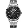 Reloj de Hombre Marca Suiza Resistente al Agua Luminoso de Moda Cuarzo Transmisión en Vivo Dropshipping