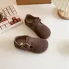 Zapatos Birkenstock para Niños 2026 Primavera/Otoño Nuevo Estilo Zapatos Individuales para Niños Pequeños Suela Suave Antideslizante Mocasines para Niñas Zapatos de Cuero para Niñas