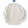 Camisas Casuales de Trabajo Estilo Japonés sin Cuello para Hombre y Mujer de Primavera y Verano, Camisas de Manga Larga Retro en Capas, Frescas y Elegantes 11131