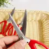 Tijeras Rojas Domésticas Tijeras Pequeñas Papelería de Oficina para Corte de Papel Hecho a Mano por Estudiantes Tijeras de Sastre para Cortar Hilo de Tela