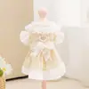 26 Nuevos Vestidos Delgados de Estilo Palaciego para Primavera y Verano para Perros y Gatos, Adecuados para Perros Pequeños y Medianos como Teddy y Bichón, Ropa para Perros Mascotas