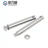Guanwanki Acero Inoxidable 304 201 Rosca Interna y Externa Varilla Redonda Pin de Soporte Biela Grande Protector C Soporte de Transportador