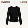 Camiseta Base Lyocell Otoño Temprano para Mujer Súper Bonita Lana Terciopelo Alemán Nuevo Estilo Ropa Interior o Exterior Ceñida a la Cintura Adelgazante Camiseta Base