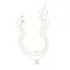 Collar de perlas apiladas con lentejuelas multicapa de Ins Internet Celebrity Jewelry para mujer, accesorios nuevos de joyería transfronteriza de moda