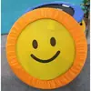 Fitness Diário Nova Cama Elástica Amarela com Rosto Sorridente Rosto Sorridente Ensolarado Clássico