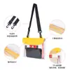 Bolsa Impermeable Grande para Teléfono Transfronteriza, Riñonera Impermeable Cruzada para Natación, Estuche Transparente Sellado de PVC para Pantalla Táctil al Aire Libre
