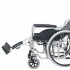 Silla de ruedas de aleación de aluminio totalmente reclinable, silla de ruedas para cuidado del hogar con orinal, silla de ruedas de movilidad manual para personas encamadas que puede acostarse completamente