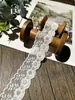 Borda de renda francesa com fita, acessórios decorativos feitos à mão em estilo nórdico de poliéster para DIY, punhos de roupa, cortinas e acabamentos