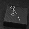 Lehua Qizi Huang Xinchun Anillo Estilo Similar Pendientes Largos Ensamblables para Hombres y Mujeres Personalidad Punk Pendientes Harajuku Clip para la Oreja