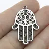 35x24mm 3.4g Multicolor DIY Aleación de Zinc Accesorios para Joyería Popular Europeo y Americano Colgante de Palma