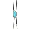 Collar de Piedras Preciosas Vintage Moda Bolotie Cadena para Camisa de Hombre Estilo Coreano Bolotie Cadena para Cuello Larga Cadena para Suéter de Cuerda de Cuero