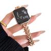 Correa de Metal Fina de Espiga de Trigo Adecuada para Correa de Apple Estilo Xiaoxiang applewatch45678 Generación Mujeres Mayores