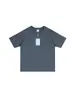 Camiseta de Manga Corta con Cuello Redondo, 240g de Peso Pesado 5A Antibacteriana Refrescante Sorona, Corte Holgado, Color Sólido Ropa de Trabajo, Estampado Transfronterizo