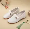 Banda T flor pequeña estilo chino madre retro ropa china zapatos zapatos de tela bordados zapatos de estudiante para mujer zapatos para baile cuadrado