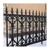 Valla tallada retro punto negro estilo europeo muro de patio villa finca protección exterior ingeniería barandilla