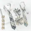 Juego de Corbatas JK para Estudiantes Hombres y Mujeres ins Corbatas Pequeñas Estilo Japonés Estilo Universitario Camisa Lazo Lazo Cuello Flojo Flor