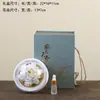 Cerámica No Hereditaria Amasado a Mano Flor de Porcelana Flor de Peonía Expansor Adornos para Sala de Té Decoración de Interiores Incienso para Coche Regalo de Acompañamiento