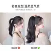 Peluca de Cola de Caballo Ola Grande Femenina Ola Grande Popular Pinza Cola de Caballo Falsa Cabello Largo Natural Rizado Trenza Se Puede Atar Cabello