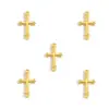Venda Quente Transfronteiriça Liga de Metal Multicor Pingente de Cruz Acessórios para Joias DIY Pulseira Chaveiro Pingente de Brinco T112
