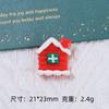 Dibujo Animado Navidad Infantil Hecho a Mano DIY Pegamento Crema Funda para Teléfono Móvil Tocado Horquilla Material para Joyería Accesorios de Resina Venta al por Mayor