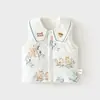 Chaleco acolchado para bebé de 60 g, Chaleco protector para la barriga, Chaleco de otoño e invierno para bebés y niños, Top cálido con solapa