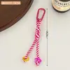 Colgante de Cordón Multifuncional de Colores, Correa Personalizada Anticaída para Teléfono, Llavero, Correa Larga Tejida Trendy de Dopamina para Bolso