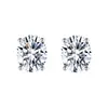 Aretes Sintéticos de Diamante de Color Cultivado en Laboratorio con Forma de Huevo, Aretes de Diamante Azul Sintético Artificial y Diamante Amarillo Suelto