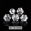 Jingde Jewelry Ágata Vermelha Koi Natural Octagonal Contas Soltas Cristal Fantasma Vermelho Acessórios para Pulseira DIY Multi-Pedras Atacado