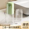 Escova de Dentes Elétrica Copo de Lavar para Viagem Escova de Dentes para Casal Copo para Enxaguante Bucal Caixa de Escova de Dentes Translúcida Copo Portátil para Armazenamento de Utensílios Bucais