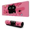 Teclado de computador rosa grande e fofo de gatinho de venda quente internacional para escritório e aprendizagem Tapete de mesa grande