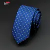 Corbata para Hombre Estilo Coreano Casual Poliéster Seda Estrecha Moda de Negocios Novio Boda Corbata Pequeña de 6 cm