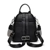 Comercio Exterior 2024 Nueva Mochila Antirrobo de Cuero Suave para Mujer Bolso de Moda Simple Casual Doble Uso Bolso de Hombro