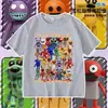 Nuevo Juego de Restaurante Pizzy's Parlor Ropa de Merchandising Camiseta de Manga Corta para Niños Top de Verano Moderno