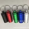 Aleación de Aluminio Exterior Impermeable Almacén Caja de Fósforos Portátil Impermeable Botella Pequeña para Medicamentos Mini Caja de Medicamentos Almacenamiento de Viaje Caja Sellada