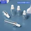 Botella de Vidrio Transparente con Gotero para Aceite Esencial 1ml 2ml 3ml 4ml 5ml Botella con Gotero para Muestras de Aceite Esencial Reenvasado
