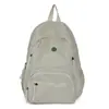 Mochila Nova da Moda de Cor Sólida, Versátil, Leve, Casual, Grande Capacidade, Bolsa Escolar Simples para Estudante Atacado