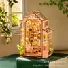 Chegada Nova Casa de Madeira em Miniatura Ornamento DIY Série Quarto do Sol Curativo Decoração de Mesa Em Estoque