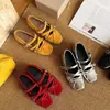 2026 Zapatos de Ballet Bajos Retro de Moda Cuadrados con Hebilla de Correa Única Zapatos Mary Jane de Suela Gruesa