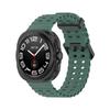 Adequado para Pulseira de Silicone Respirável Porosa para Samsung Watch7 Ultra Fabricante Marinho Oficial Igual Atacado