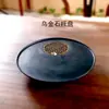 Tetera Artesanal Original de Esmalte Mineral Verde Ciruela con Asa, Olla para Preparar Té Doméstica de Gran Capacidad con Filtro, Juego de Té Estilo Retro Japonés