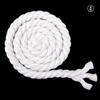 Cuerda de algodón de tres cabos de colores de 8 mm, en stock de fábrica, hilo de algodón de 8 mm de grosor, decoración de fachada de tienda de bricolaje, cuerda decorativa para tejer
