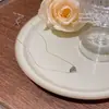 Joyería Transfronteriza Europea y Americana Moda y Exquisito Colgante Nicho Cadena Clavicular No Descolorante Oro de 18K Acero Titanio Accesorios de Collar para Mujer