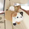 Caja de Pañuelos para Coche Personalizada por el Fabricante Creativa Linda Caja de Pañuelos de Almacenamiento Bolsa de Pañuelos para Coche Colgante de Dibujos Animados