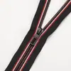 Nuevo Estilo Personalizado No. Cremallera de Resina de 5 Dientes con Tela de Patrón Especial y Tirador Pintado, Fábrica de Accesorios para Ropa al por Mayor